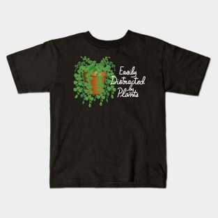 Easily Distracted By Plants - Peperomia Hope Kids T-Shirt